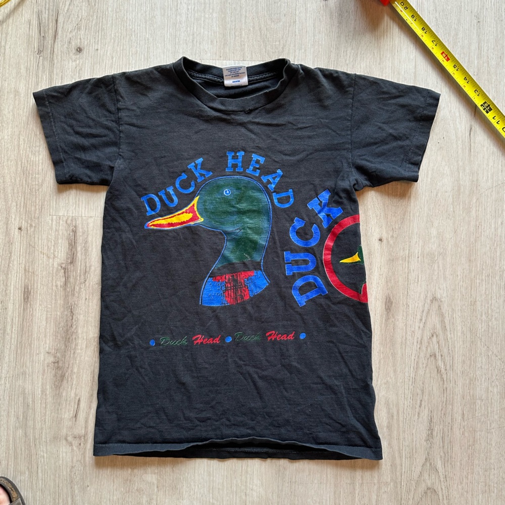 Vintage Single Stich Duck Head double sided t shirt